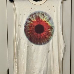 UNIF EYEBALL TANK UNISEX MEDIUM PRE-owned excellent and out of print